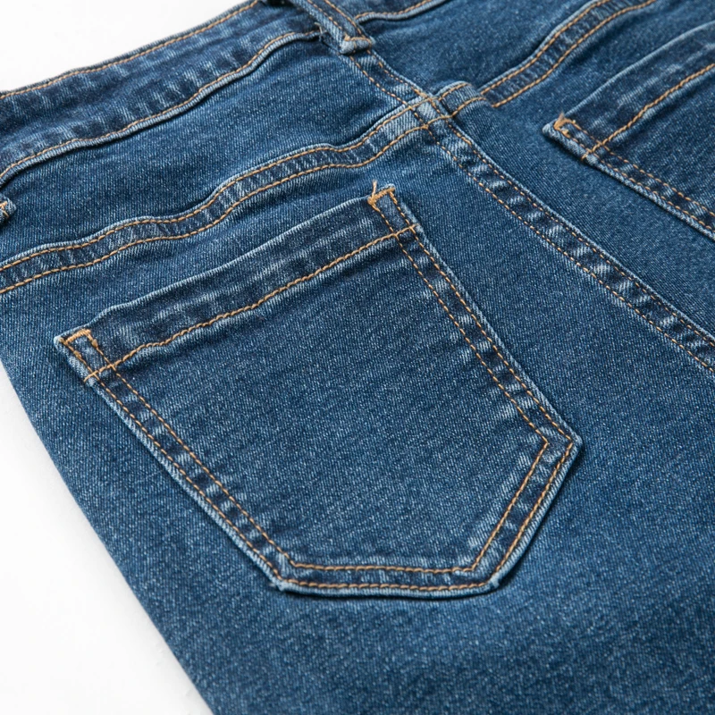 

Spring women's jeans skinny casual solid color stretch slim fit jeans