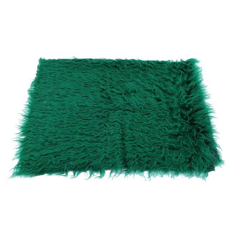 

New Hot Sale 50*80cm Faux Wool Blanket Good Newborn Infant Photography Prop Baby Blankets Swaddling For Basket Stuffer Props