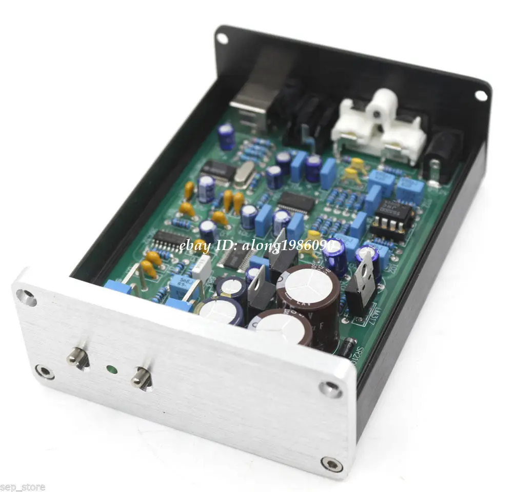 Готовая плата WM8740 + DIR9001 DAC поддержка коаксиального и USB входа двойной Op Amp RC5532DD