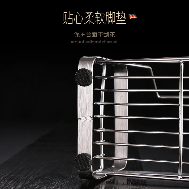 

Drain rack kitchen drying rack stainless steel faucet rag drain rack household kitchen storage free punch sink storage rack