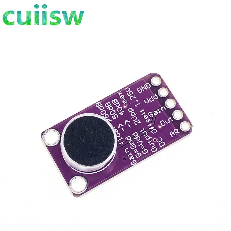 Микрофон MAX9814 усилитель с АРУ 10 шт. модуль платы автоматическим контролем