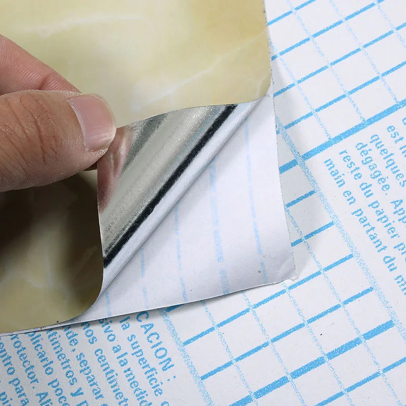 Толстый водонепроницаемый мраморный узор масло для кухни отремонтированные