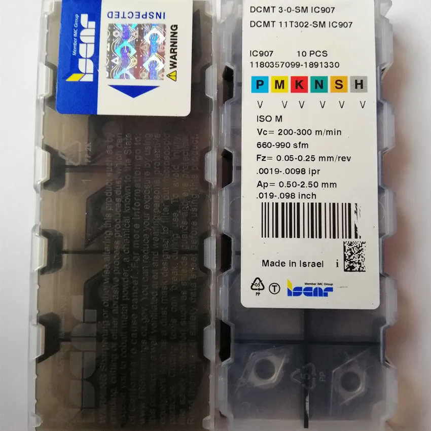 

Карбидные вставки DCMT11T302-SM IC907 / DCMT11T304-SM IC907 / DCMT11T308-SM IC907 DCMT3-0 DCMT3-1 DCMT3-2 CNC 10 шт./кор.