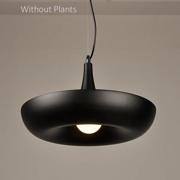 Black without plants Северное растение, подвесные светильники, сделай сам, небесный сад, светодиодная лампа, Khelse, цветочный горшок, подвесной светильник, для столовой, ресторана, кафе, растений - Цвет корпуса: Black without plants
