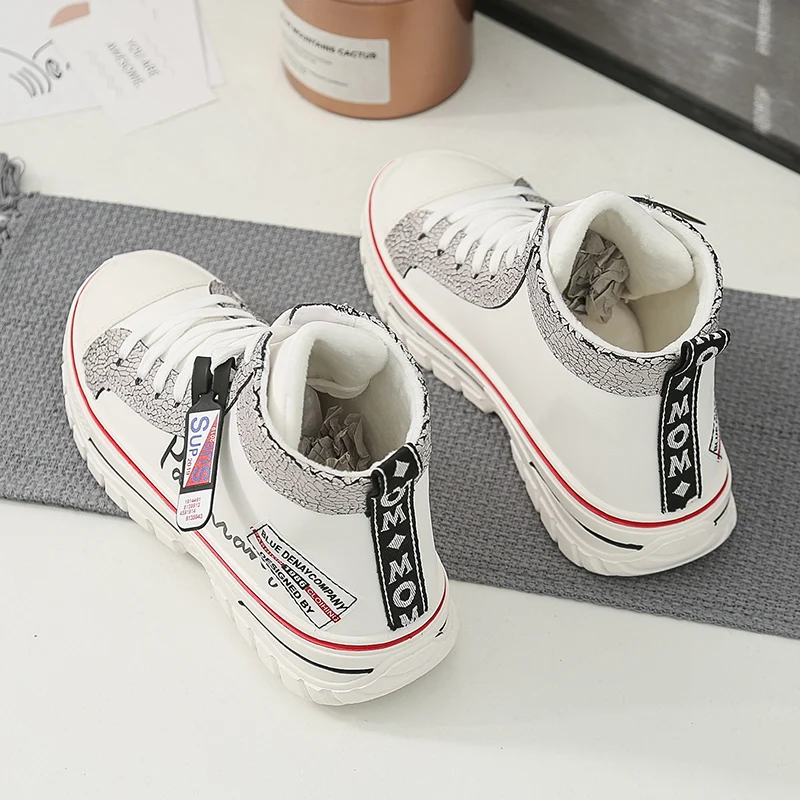 Роскошные дизайнерские женские осенние кроссовки для бега зимние Skool высокие