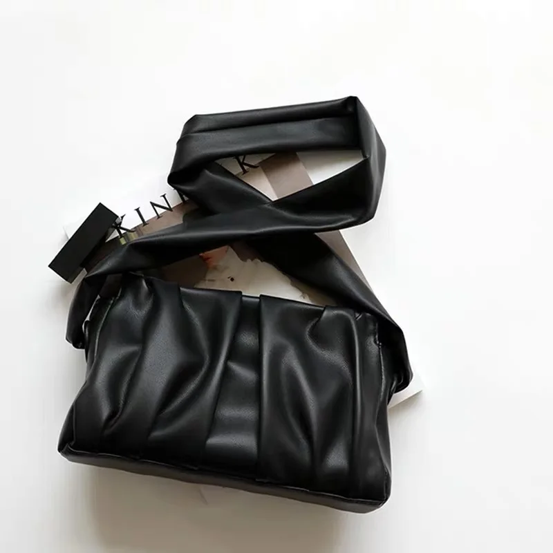 Роскошные дамские сумочки в форме облака из натуральной кожи брендовые