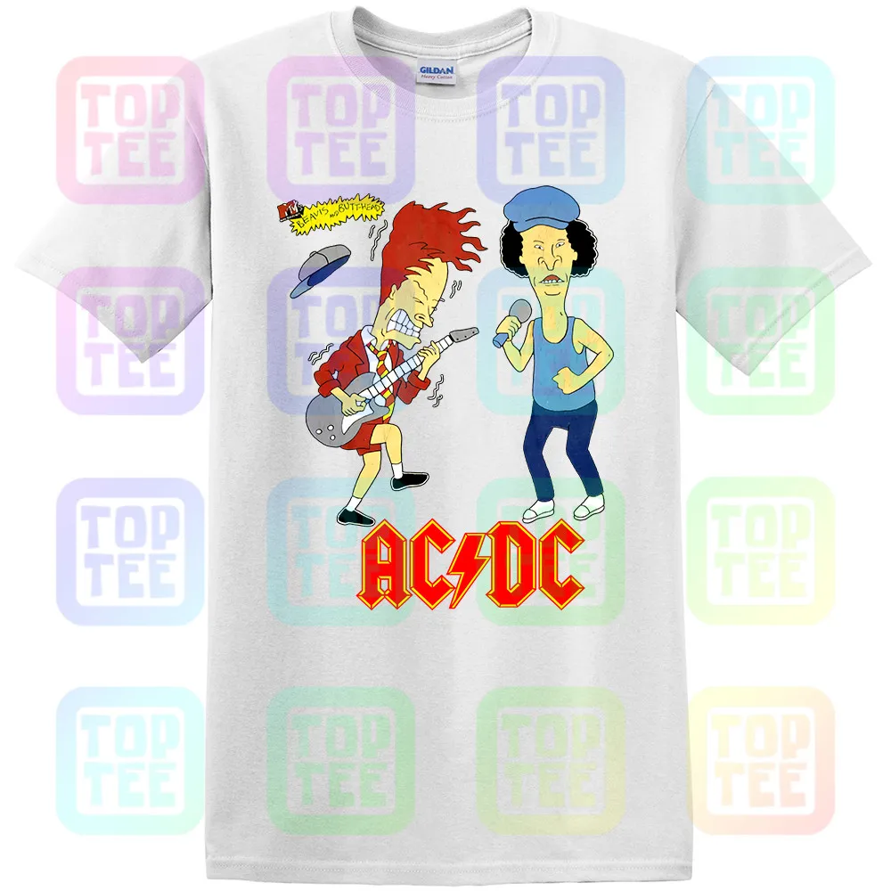 Ограниченная серия! 1996 AC/DC Beavis and Butthead футболка тяжелый хлопок США размер