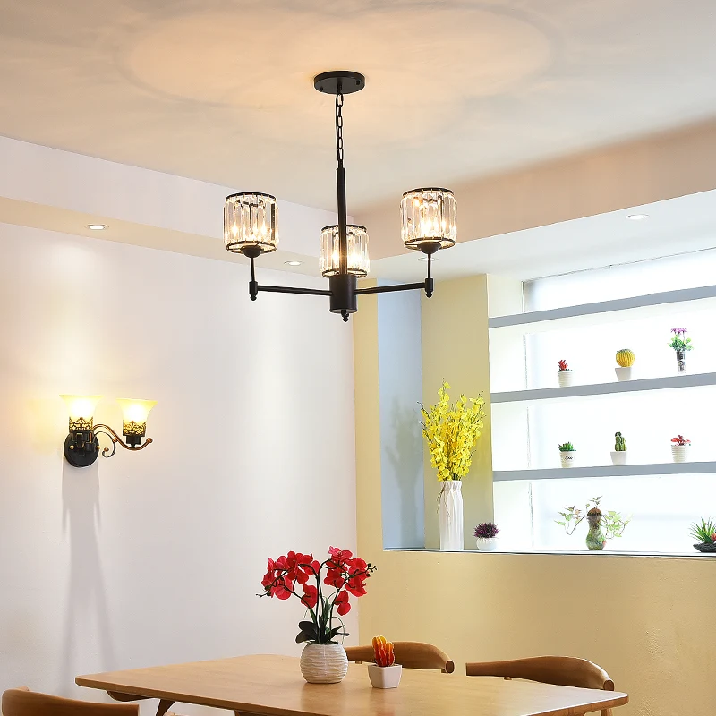

Luxury Crystal chandelier for Living Room Classic Crystal Chandelier Light Fixtures Bedroom Gold Lamp LED Crystal Lamp Ceiling