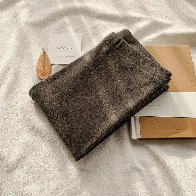 

HEFLASHOR Autumn Winter Woman Leggings Thick Warm Leggings Solid Color Stretch Fleece Pants 2021 New Fahion Women Leggings