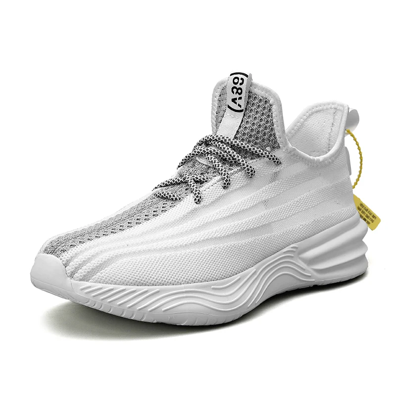 

Men Non-Slip Light Breathable Running Shoes Wear-resistant Lace-Up Sport Shoes Man Fashion Sneakers