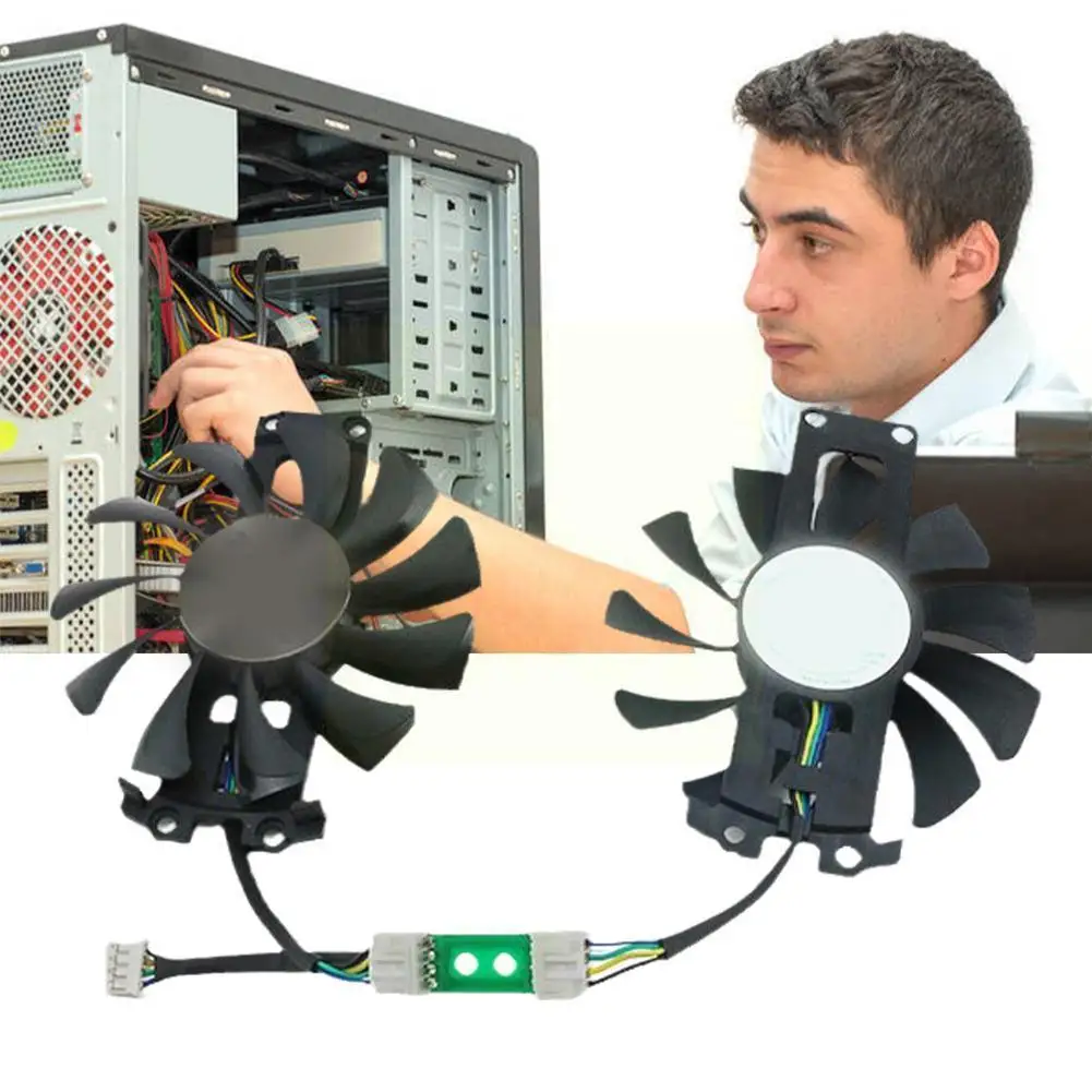 

New Graphics Card Cooling Fan For ZOTAC Zotac GTX950 GTX1060 GTX960 GA81S2U Light With Ddr5 J4E4