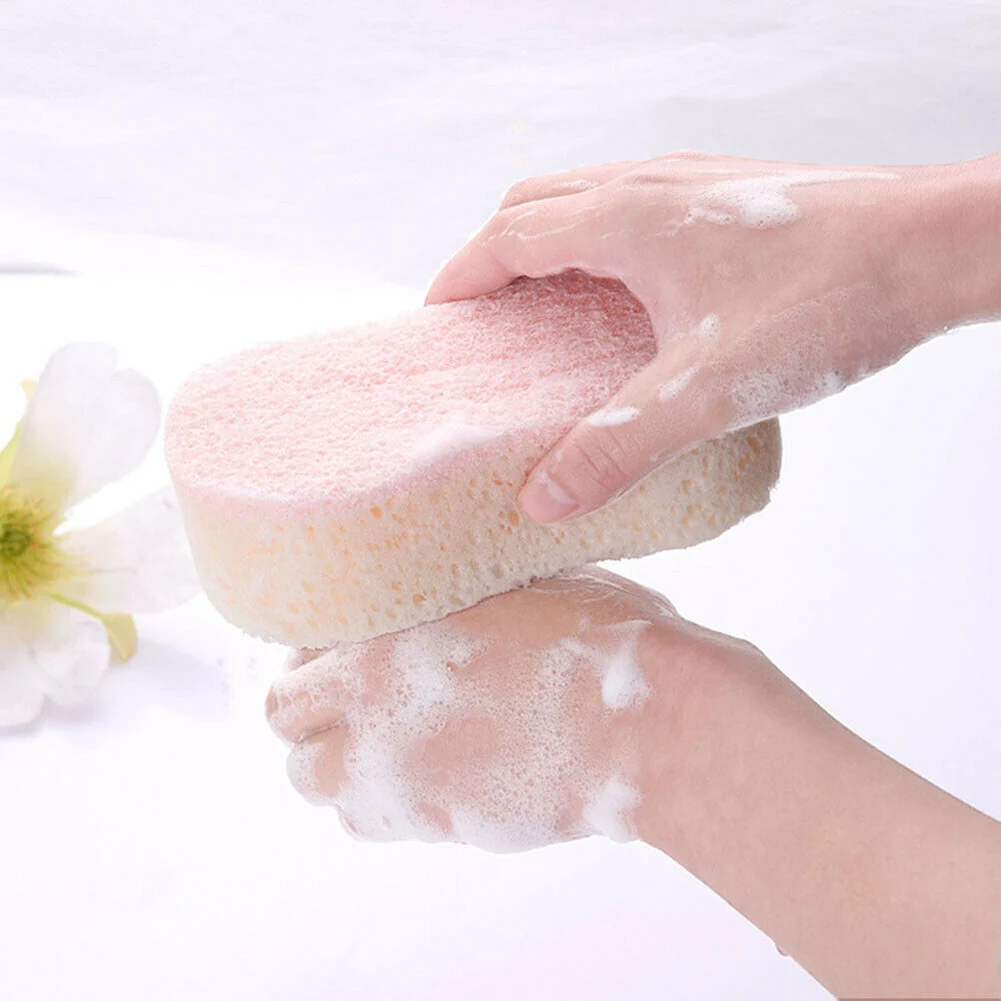 

Bath Sponge Soft Shower Wash Sponge Body Scrubbers for Women Bathroom Accessories HK3