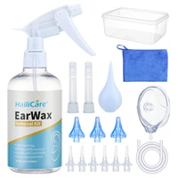ear wax removal kit remover irrigation tool set 500ml ear cleaning washer rinse bottle with cleaning tips for adults health care