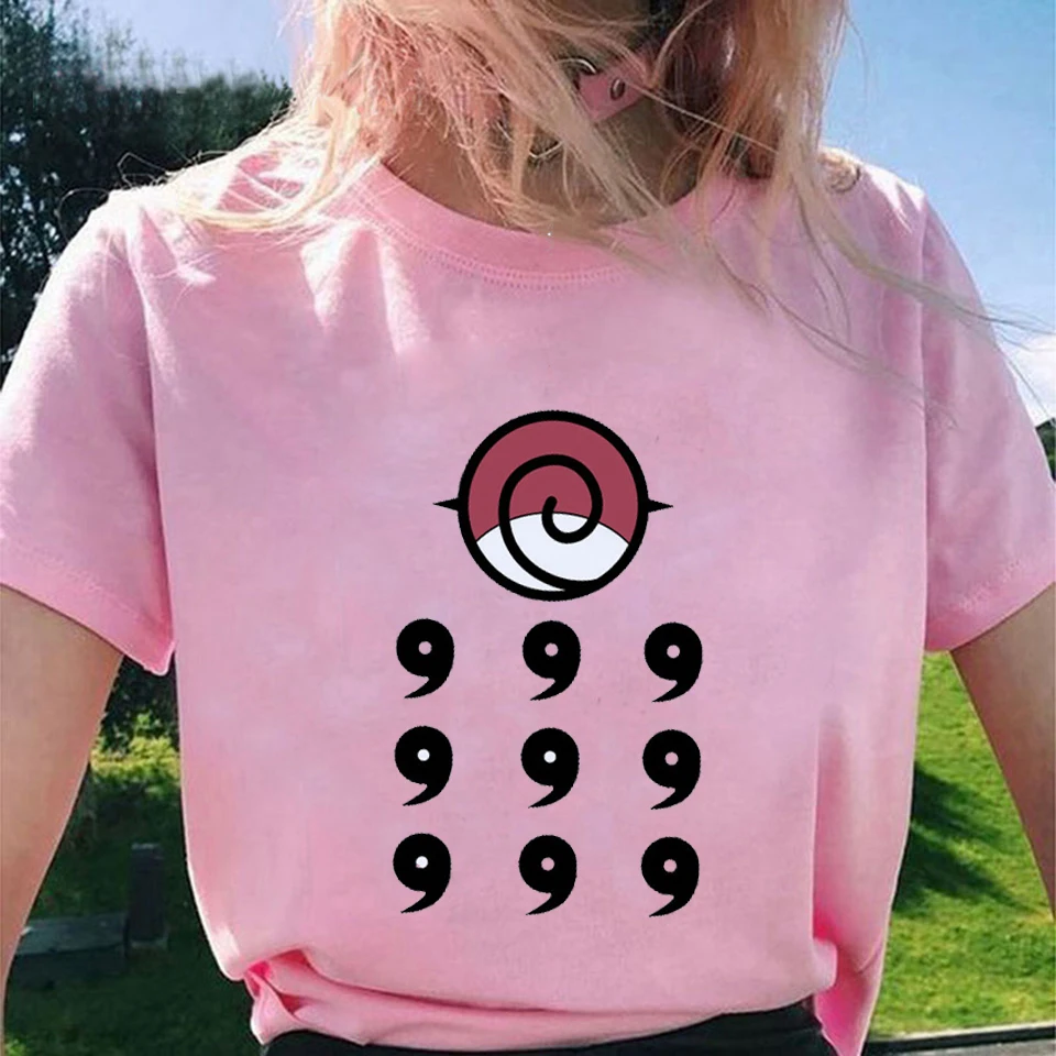 

Women's Tshirt Anime Naruto Harajuku Japanese Anime Uchiha Itachi Print Short Sleeve T Shirt Female Streetwear Casual T-shirts