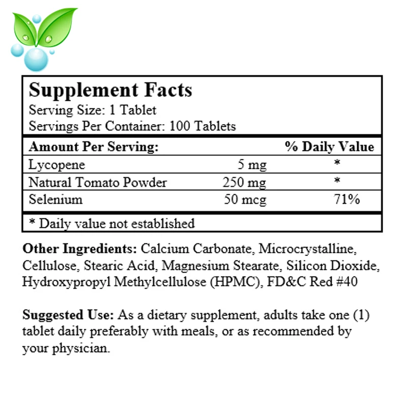 Порошок ликопина импортированный из США натуральный томатный порошок NU-health Newhals