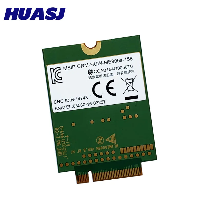Мобильная широкополосная карта Huasj для HP LT4132 3G 4G LTE 150M HSPA + модуль Huawei ME906S ME906S-158
