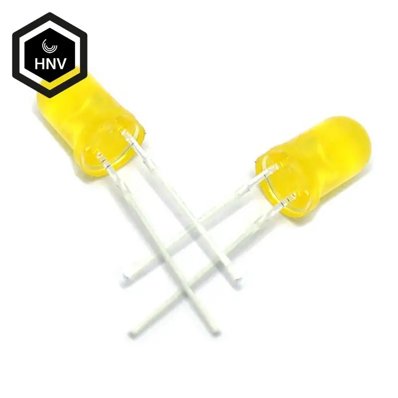 

100pcs Yellow LED 5MM Yellow light-emitting diode Yellow turn Yellow