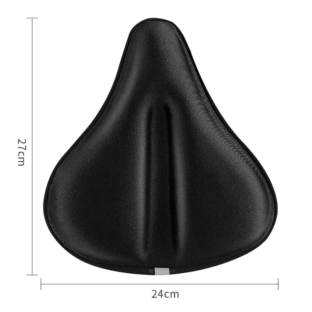 Велосипедное седло мягкое утолщенное широкое горное шоссейное велосипедное