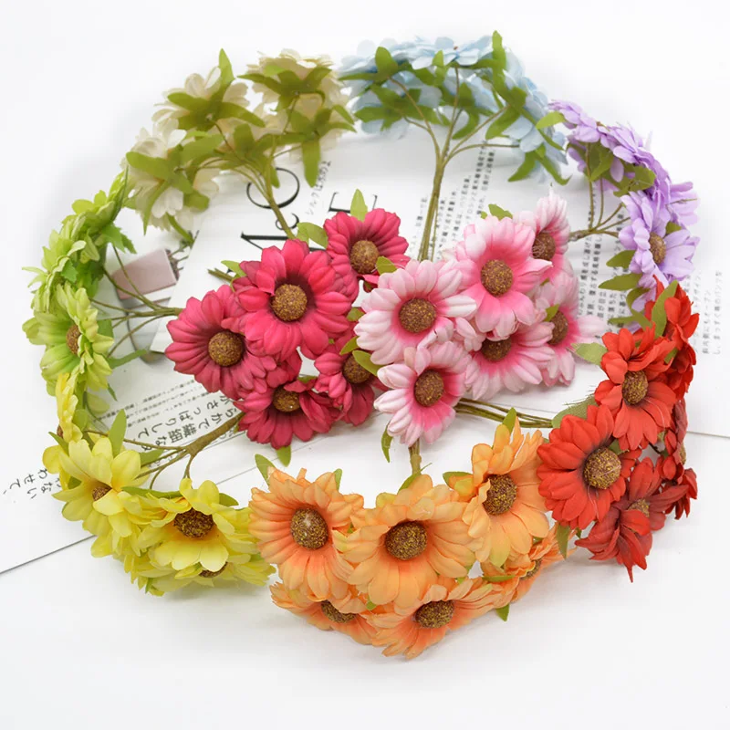 6 штук вишневого цветка вазы для домашнего декора новый год Рождество