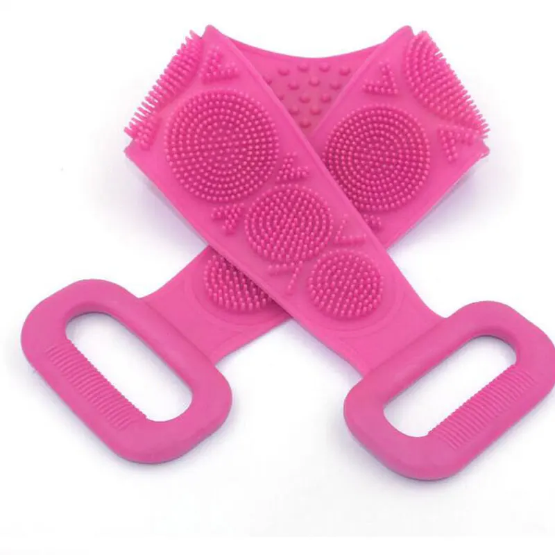 Новое длинное Силиконовое банное полотенце растирание грязи и антисептик