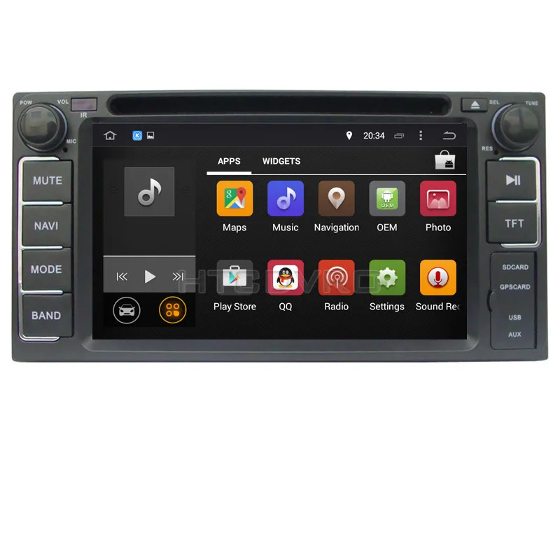 Автомобильный DVD-плеер ymodbht 6 2 дюйма 4G 8 ядер Android 9 0 7 1 для Toyota