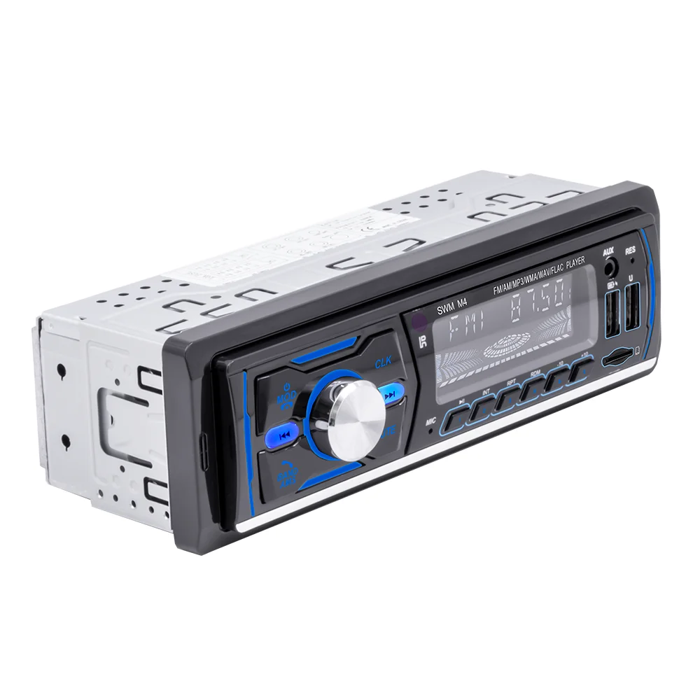 Авторадио 12 в 1 Din Автомобильный Радио Handsfree MP3/SD/MMC DAB + FM USB ЖК экран цифровой аудио