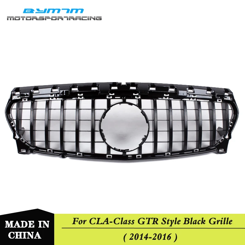 

GT-R Style vertical bar ABS Black Grille Fit For BENZ W117 CLA 180 200 260 45