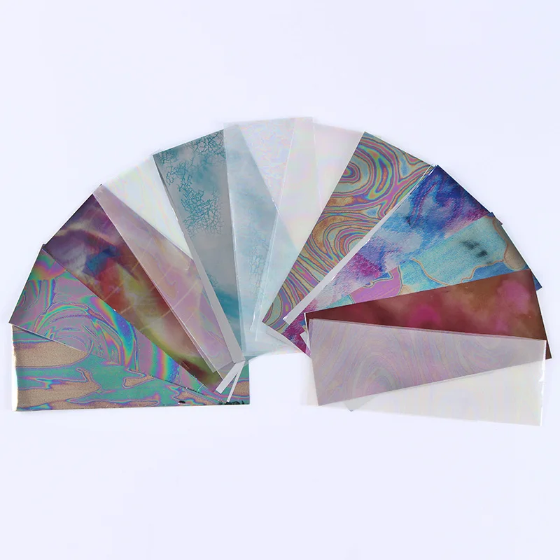 Set 1 (12 pcs) 12 цветов/набор, звездное небо, фольга для ногтей, стикер s, многоцветный, 4*16 см, сделай сам, маникюр, переводная наклейка для ногтей, украшение для ногтей - Цвет: Set 1 (12 pcs)