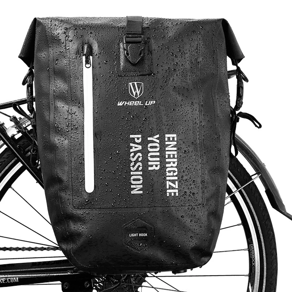 

25L Rainproof Bike Pannier Bag Portable Road Bicycle Rear Rack Pack Cycling Tail Seat Luggage Carrier Trunk Bag MTB Accessories