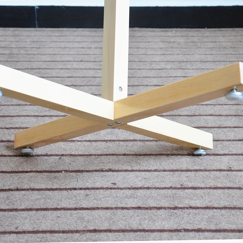 Современная напольная вешалка для пальто из массива дерева в спальню подвесная