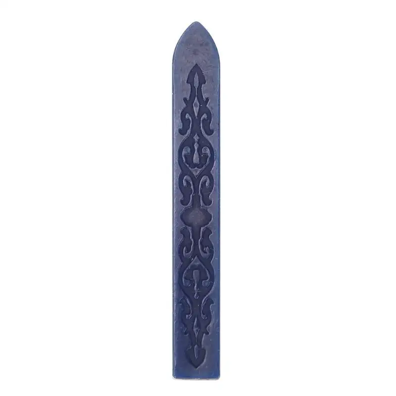 Navy Blue Ручной работы древних DIY ретро лаковые полосы воск таможенный документ конверт Huoxi печать воск полосы свадебные приглашения(без ядра - Color: Navy Blue
