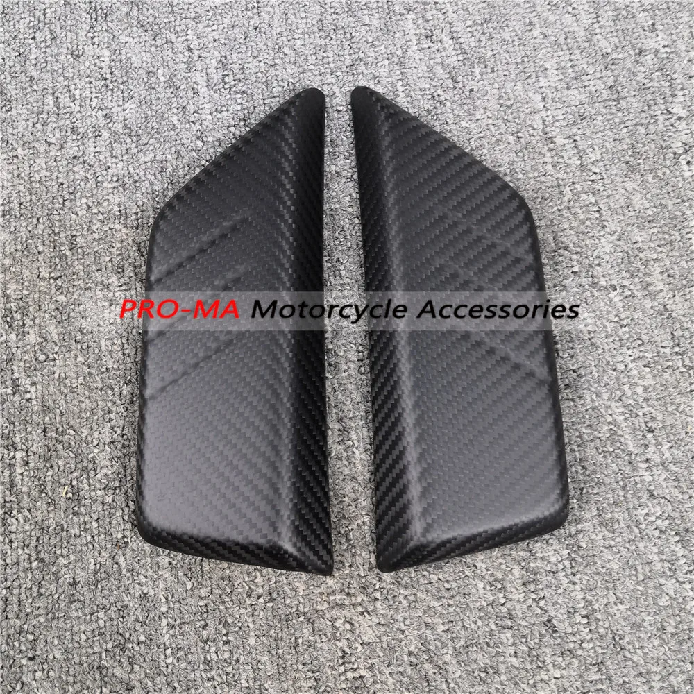 

Маленькая боковая панель топливного бака для мотоцикла, полностью из углеродного волокна для Yamaha MT10 / FZ10 2016 2017 2018 2019, матовое плетение с сарж...