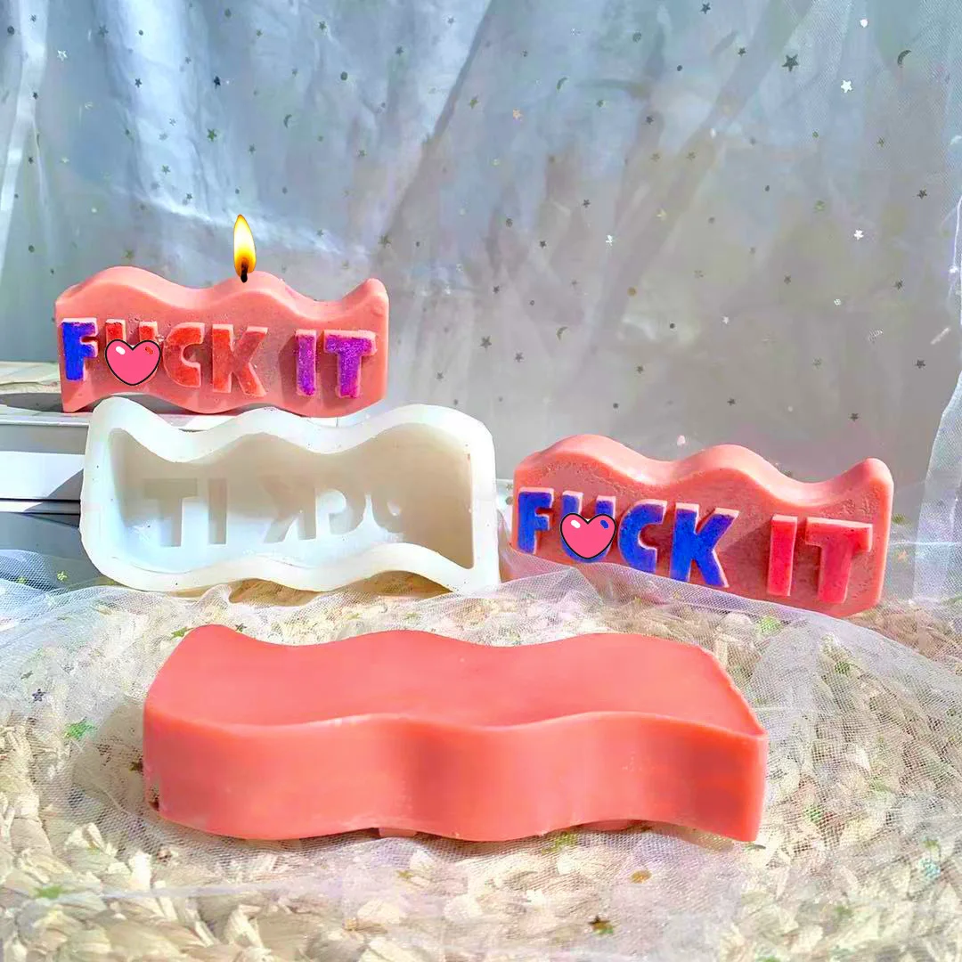 

Large Letters Silicone Candle Mold for DIY Handmade Aromatherapy Candle Plaster Ornaments Soap Mould Handicrafts Making Tool