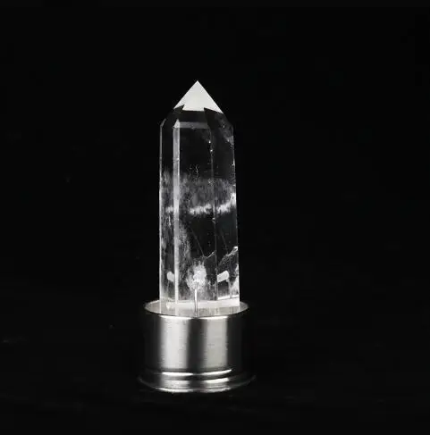 Натуральная кристаллическая каменная колонна кварца из различных материалов волшебная палочка заживляет энергетический Камень Точка стакана воды bottel орнамент заменить