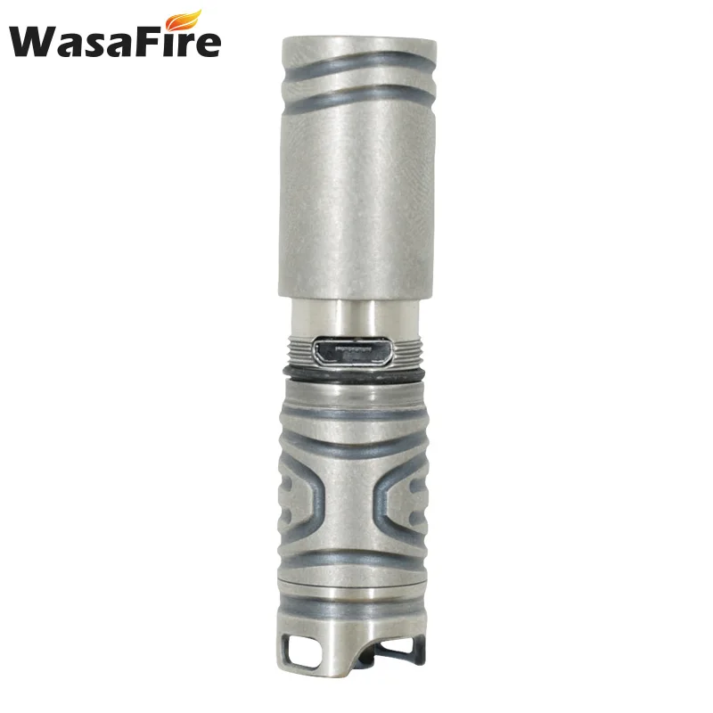 Новый водонепроницаемый Карманный фонарик 1 Режим маленький брелок фонарь