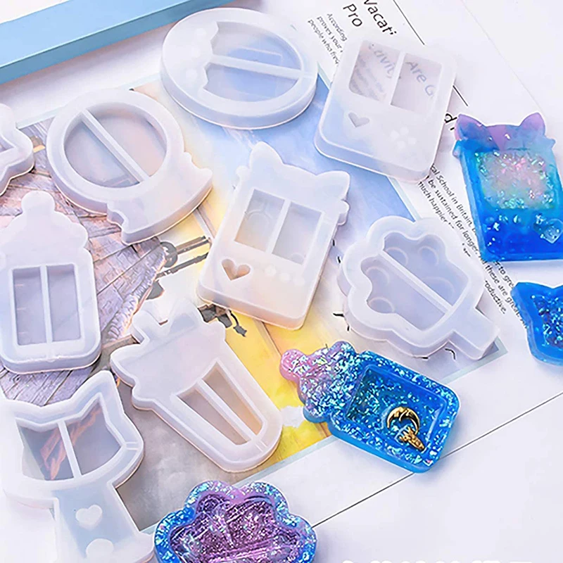 

Quicksand Cat Paw Game Epoxy Resin Mold Shaker Silicone Mold Charm Making Kawaii Resin Art Supplies Quicksand Epoxy UVMoulds