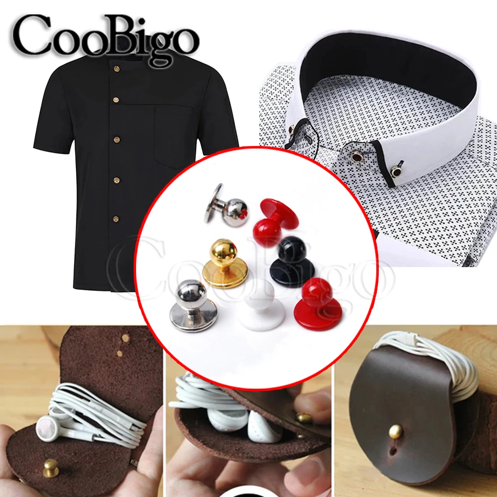 Разноцветные пуговицы шеф повара 10 шт. полиэтиленовые для сумок курток костюма