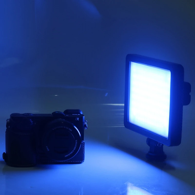 

128RGB Portable Photographic LED Fill Light Camera Fill Light for Live Streaming Selfies Atmosphere Rendering Fill Light