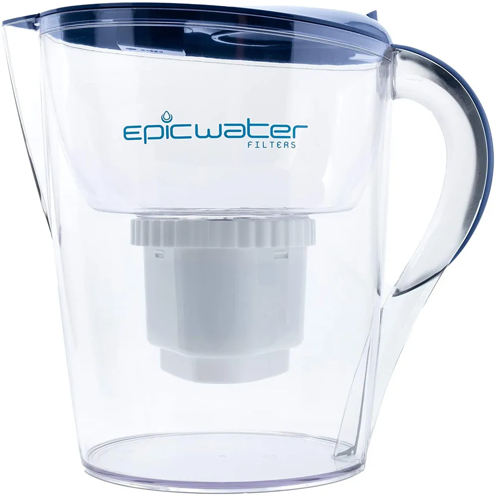 

Water Filter Pitchers for Drinking Water, 10 Cup 150 Gallon Long Last Filter, Tritan BPA Free, Removes Fluoride, Chlorine, Lead