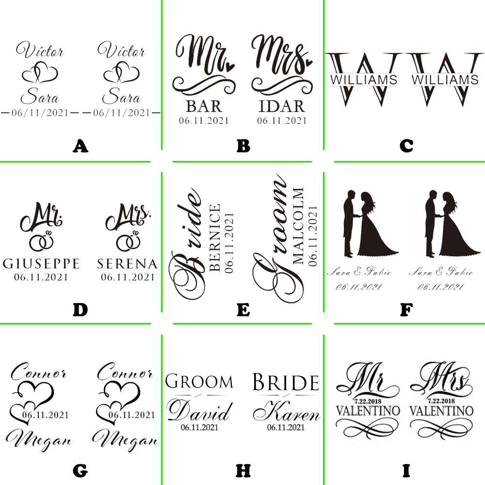 

Personalized Wedding Glasses Engrave Custom Made Glassware for Weddings Champagne Flutes RR2082