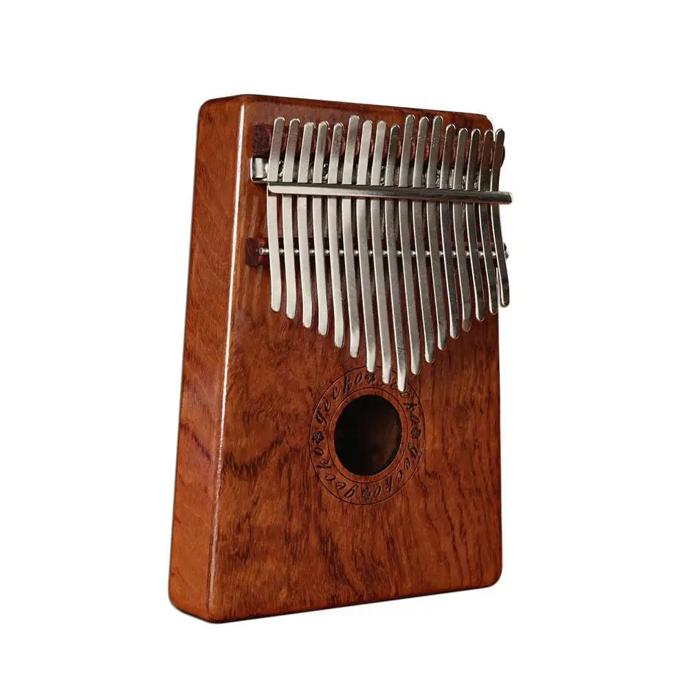 

New arrivak 17 Keys Kalimba Rosewood Portable Thumb Piano with Box Bag Tuner Hammer for Guitar Musical Instruments