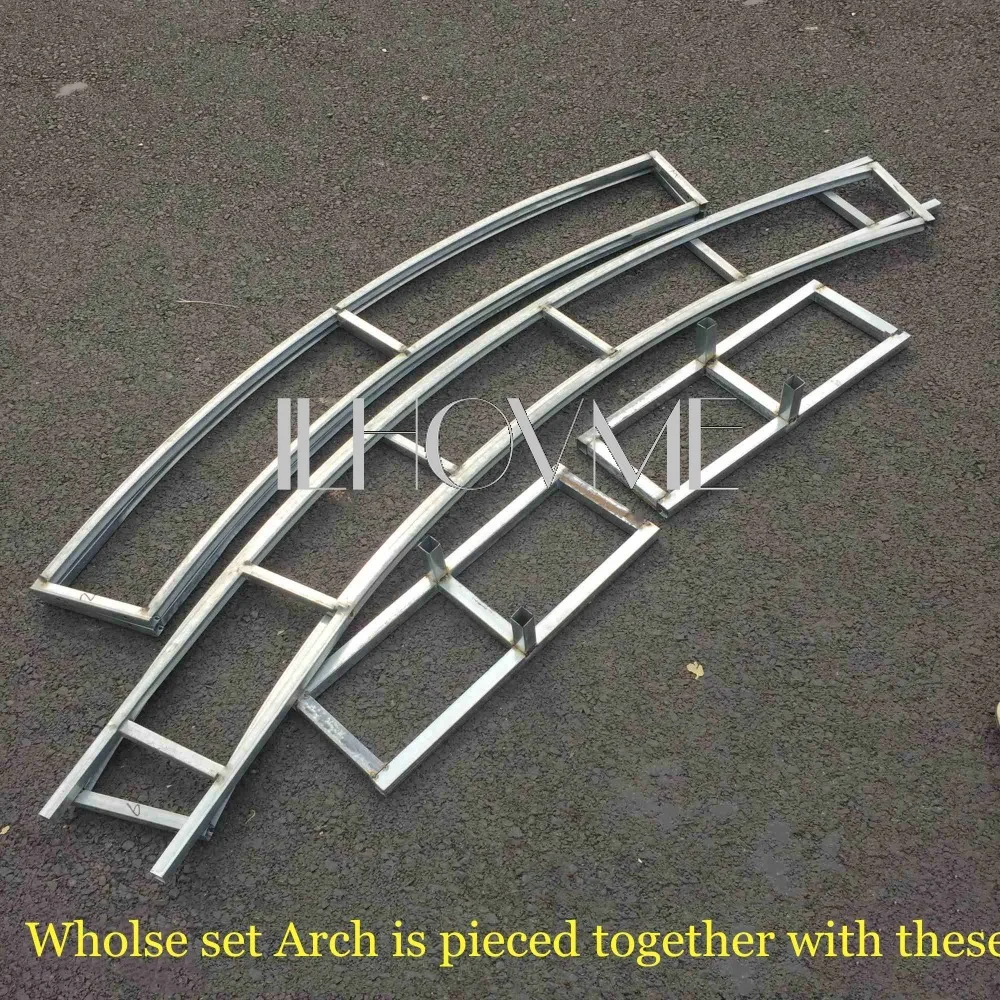 4 м/5 м ширина свадебная АРКА рамка фон для свадьбы металлическая круглый стойка