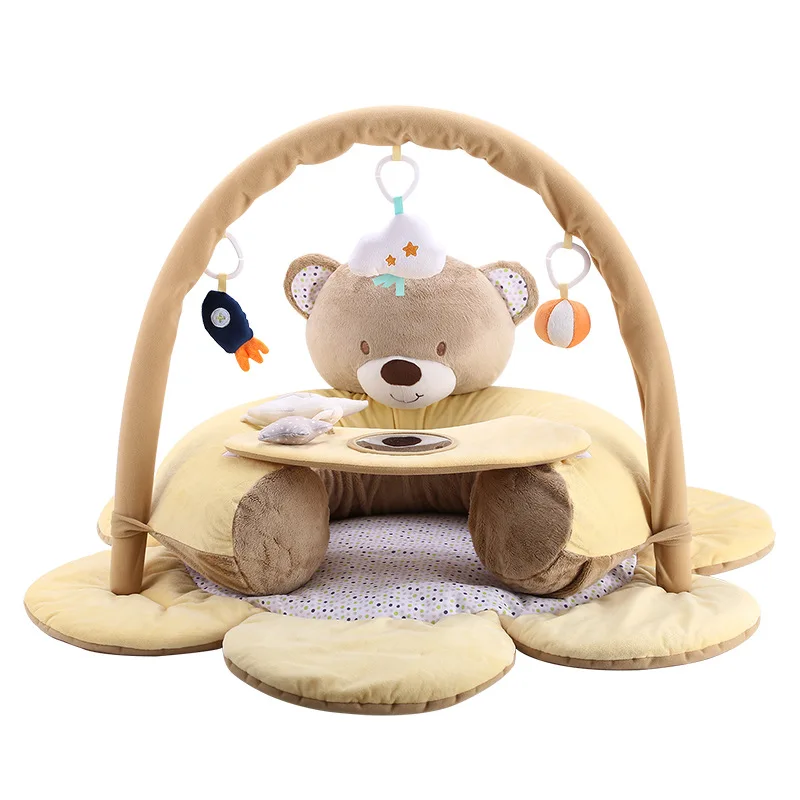 

Cartoon Soft Bear Plush Baby Seat Learning to sit bench baby playmat gym kids rug crawling mat kids carpet toys for toddler boys