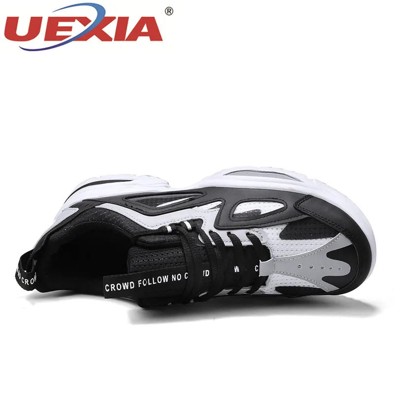 UEXIA 2019 спортивная обувь для бега мужская повседневная на плоской подошве дышащие