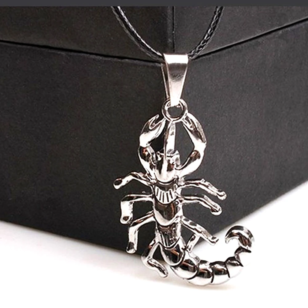 Титановая сталь Готический Животное подвеска скорпиона мужские ювелирные