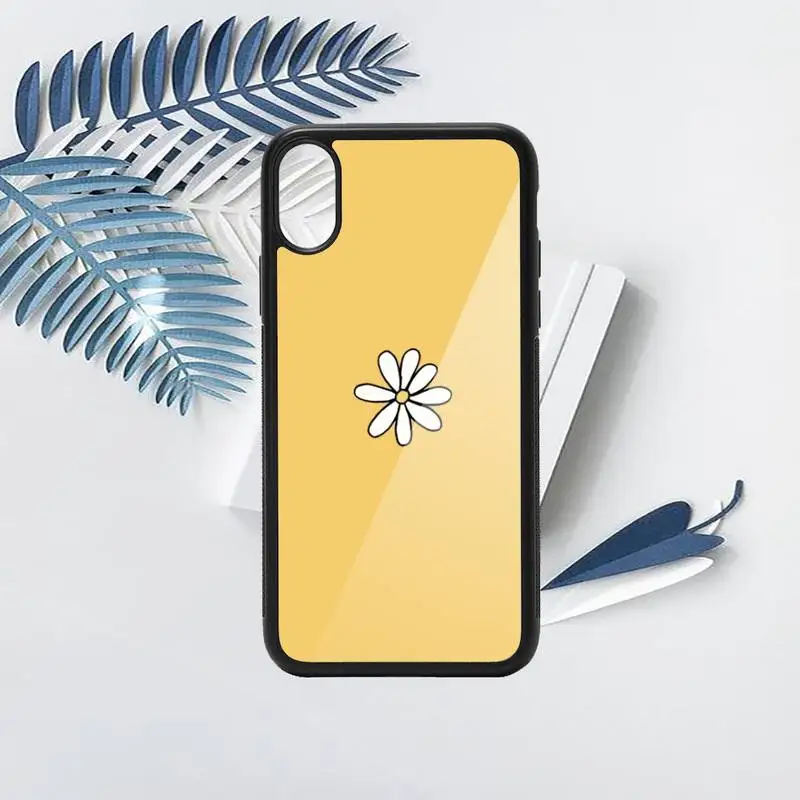 

Great Art Yellow Aesthetic pattern Phone Case PC for iPhone 11 12 pro XS MAX 8 7 6 6S Plus X 5S SE 2020 XR
