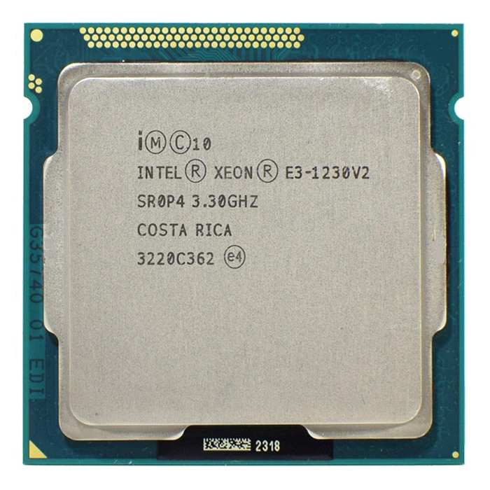 Процессор Intel Xeon E3-1230 v2 8 Мб кэш-памяти, 3,30 ГГц четырехъядерный процессор LGA1155 настольный процессор E3-1230 V2