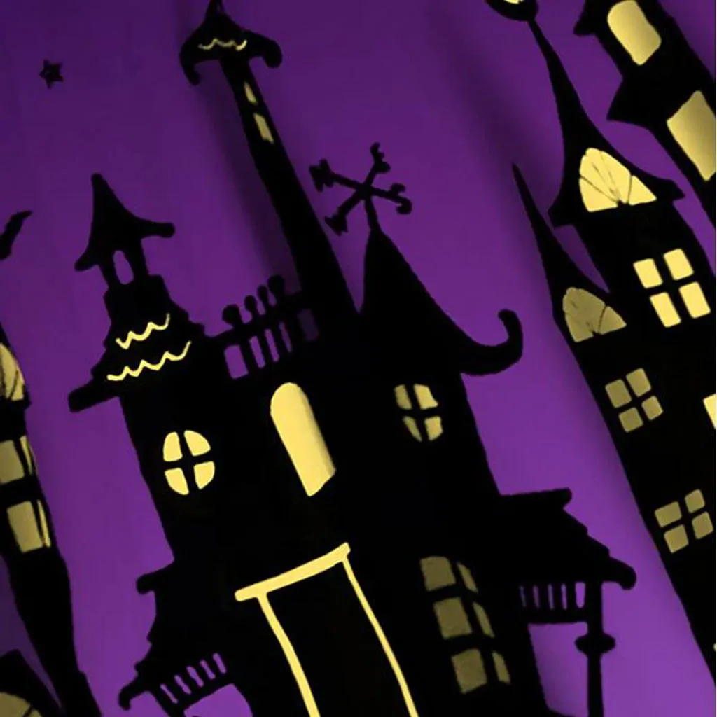 

Hot Sale Women Dress Vintage Short Sleeve V Neck Halloween Housewife Print Knotted V Back Dress Halloween print Gothic style