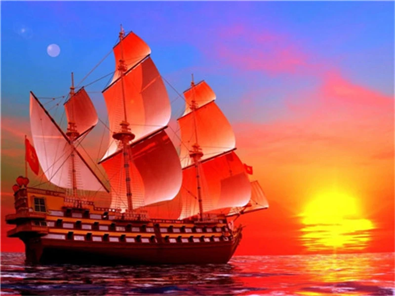 

Набор масляных цифровых красок по номерам № 906, 40x50 см, без рамки