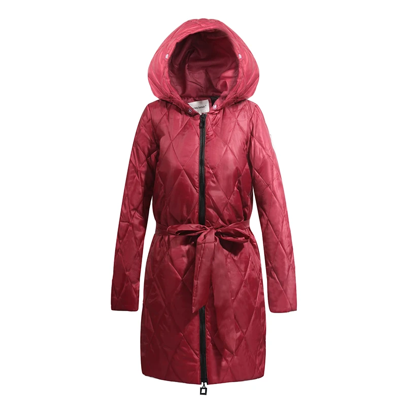 

2021New модная зимняя куртка Женская Толстая теплая Женская куртка хлопковое пальто, парки Длинная женская куртка с капюшоном размера плюс вер...